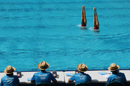 Synchronized swimming, pairs competition, Rio Summer Games, 2016